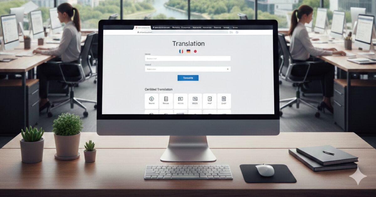 翻訳Webサイトのイメージ