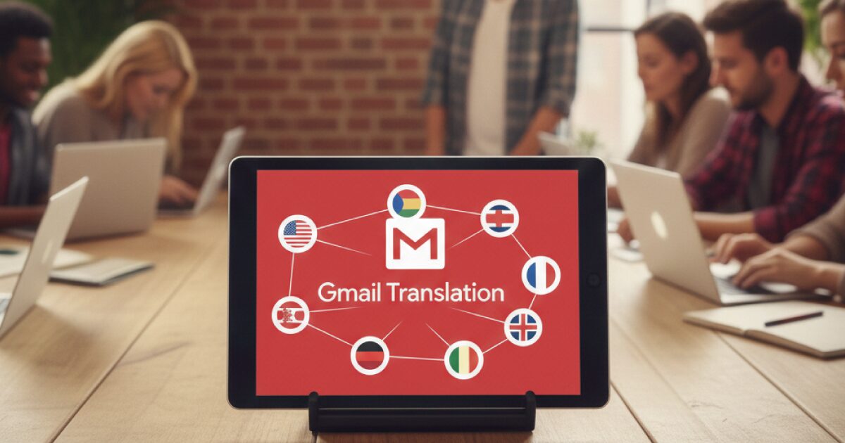 Gmail翻訳のイメージ