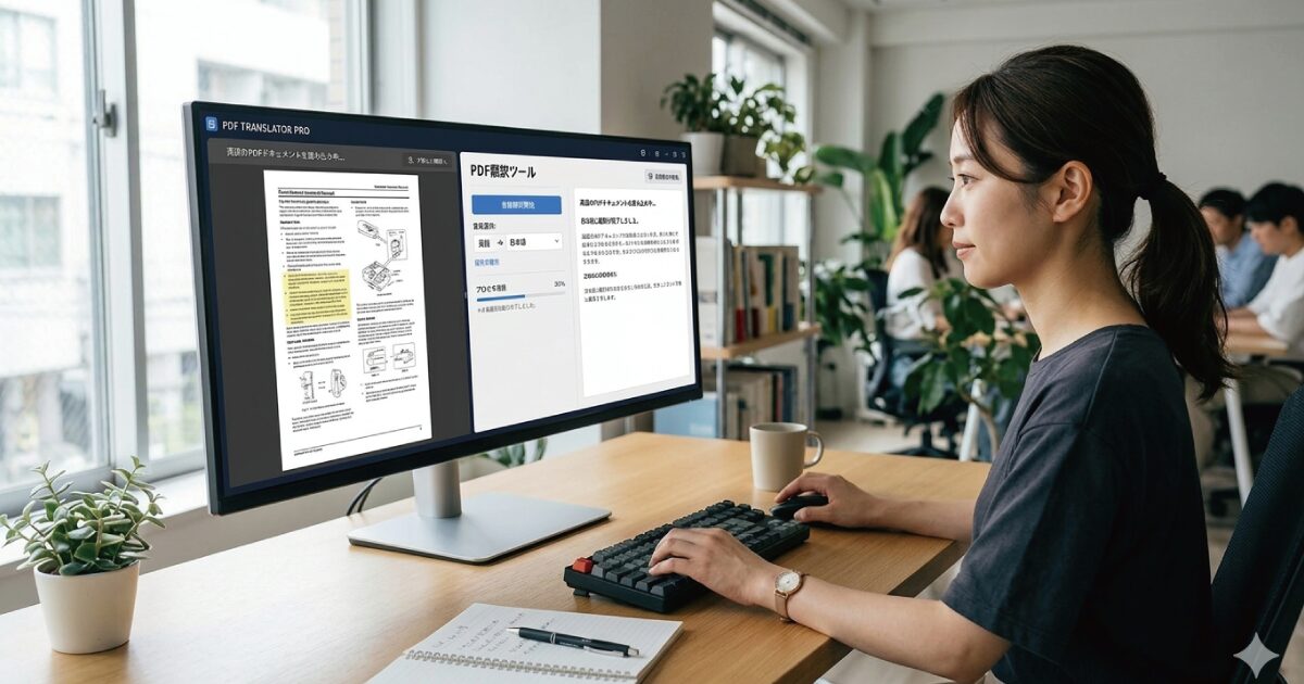 PDF翻訳のイメージ