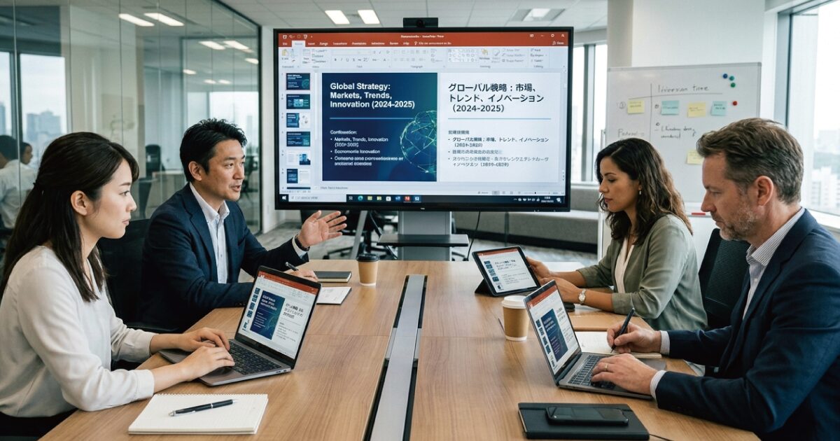 パワーポイント翻訳のイメージ