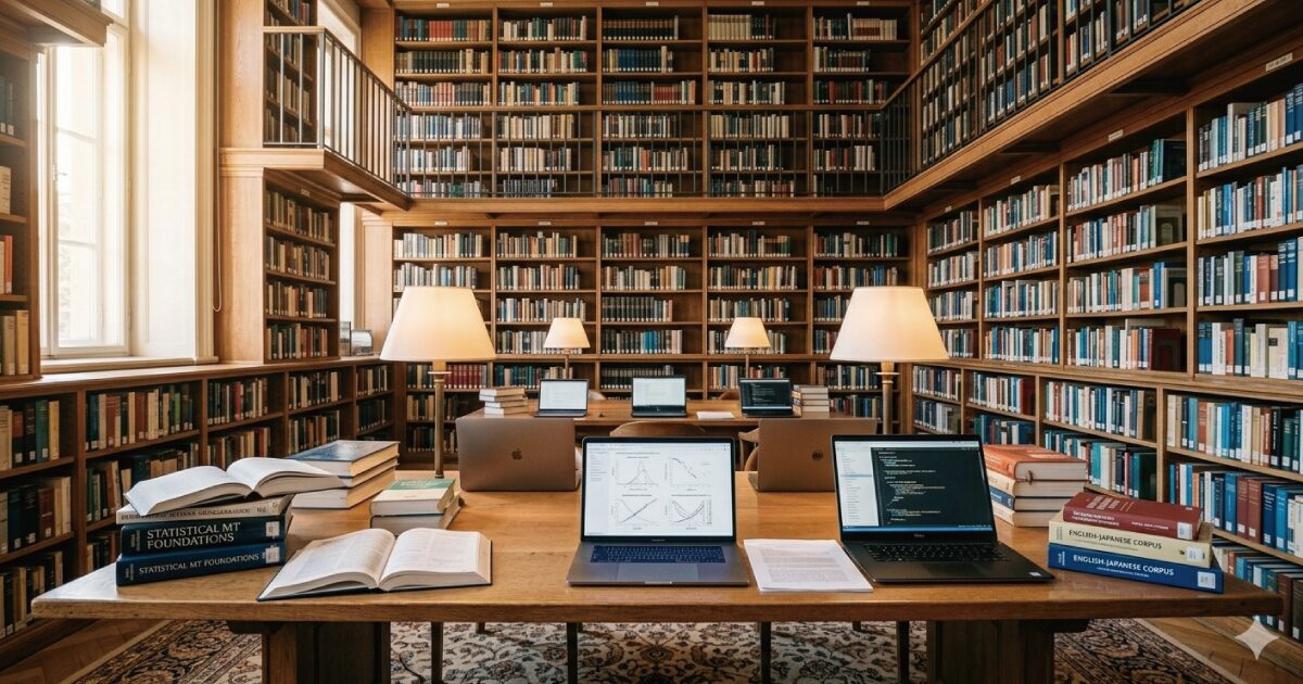 統計的機械翻訳のイメージ