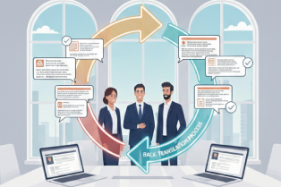 逆翻訳のイメージ