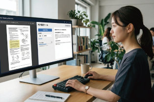 PDFの自動翻訳イメージ
